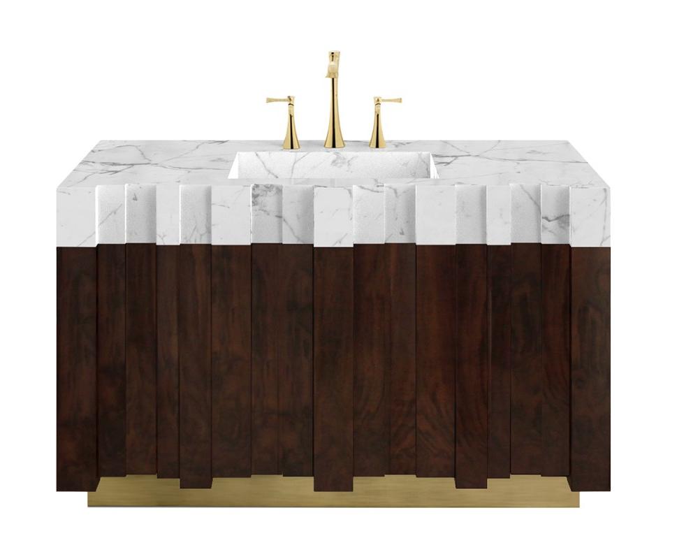 Meuble de salle de bain simple Geoglyph