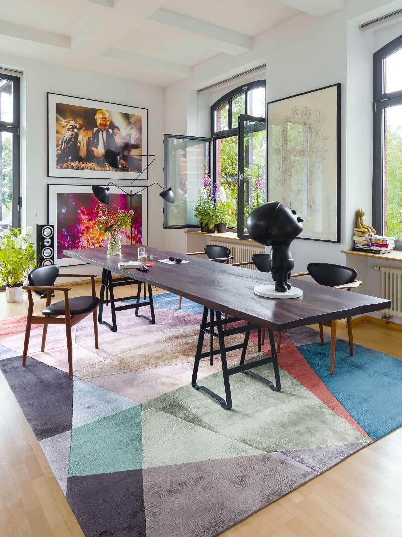 Tapis de luxe noué à la main Crystal