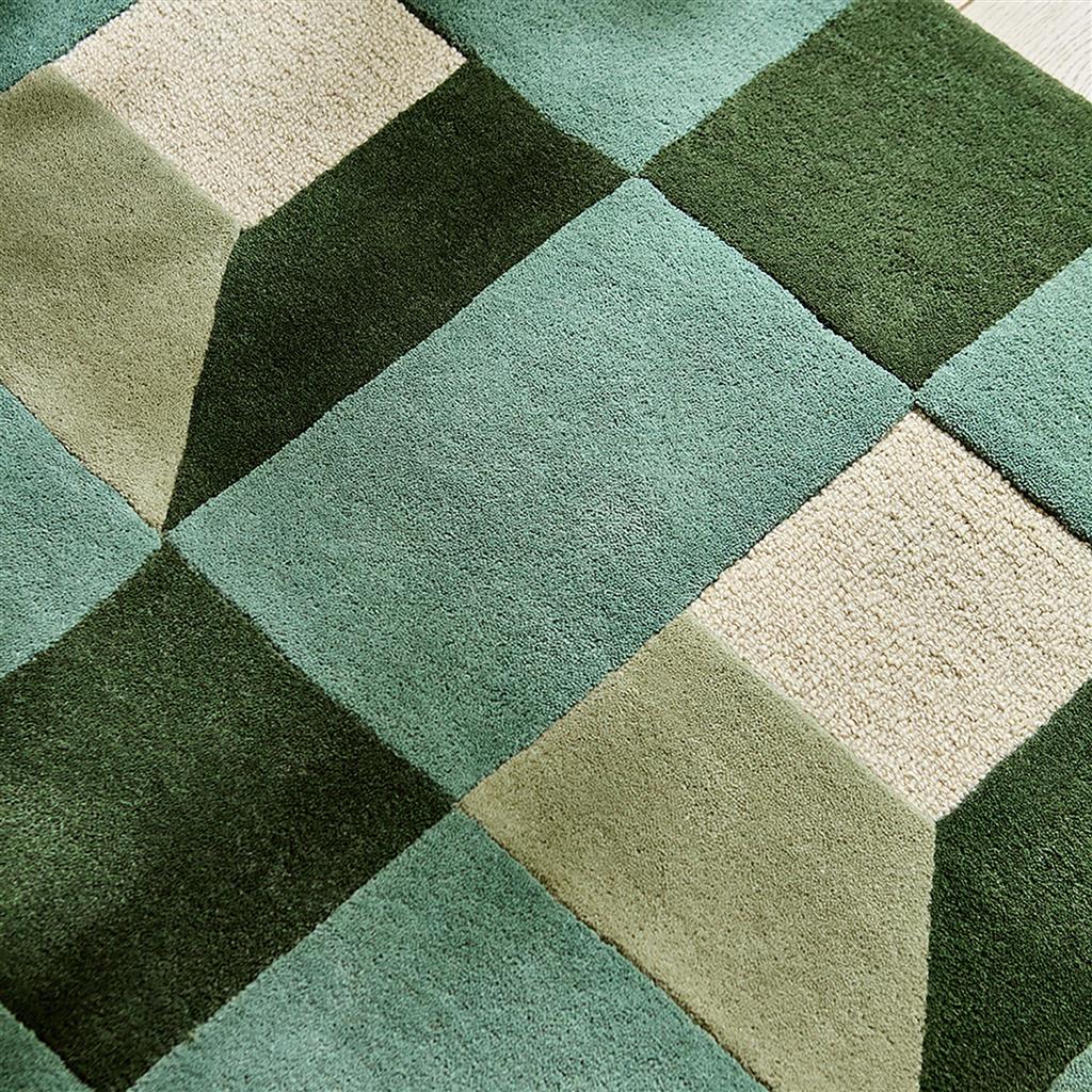 Tapis Blocks fougère | Taille: 140 × 200 cm