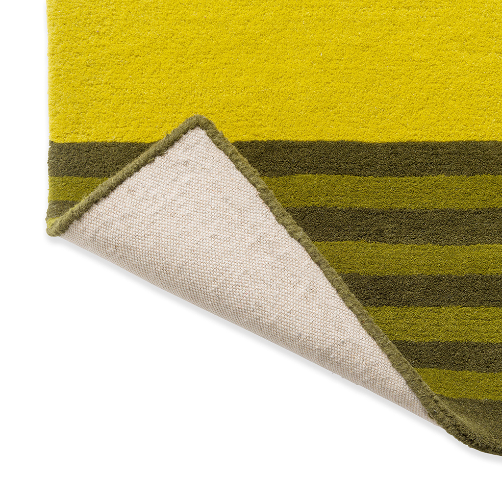 Tapis en laine designer Striped Tulip herbe de mer