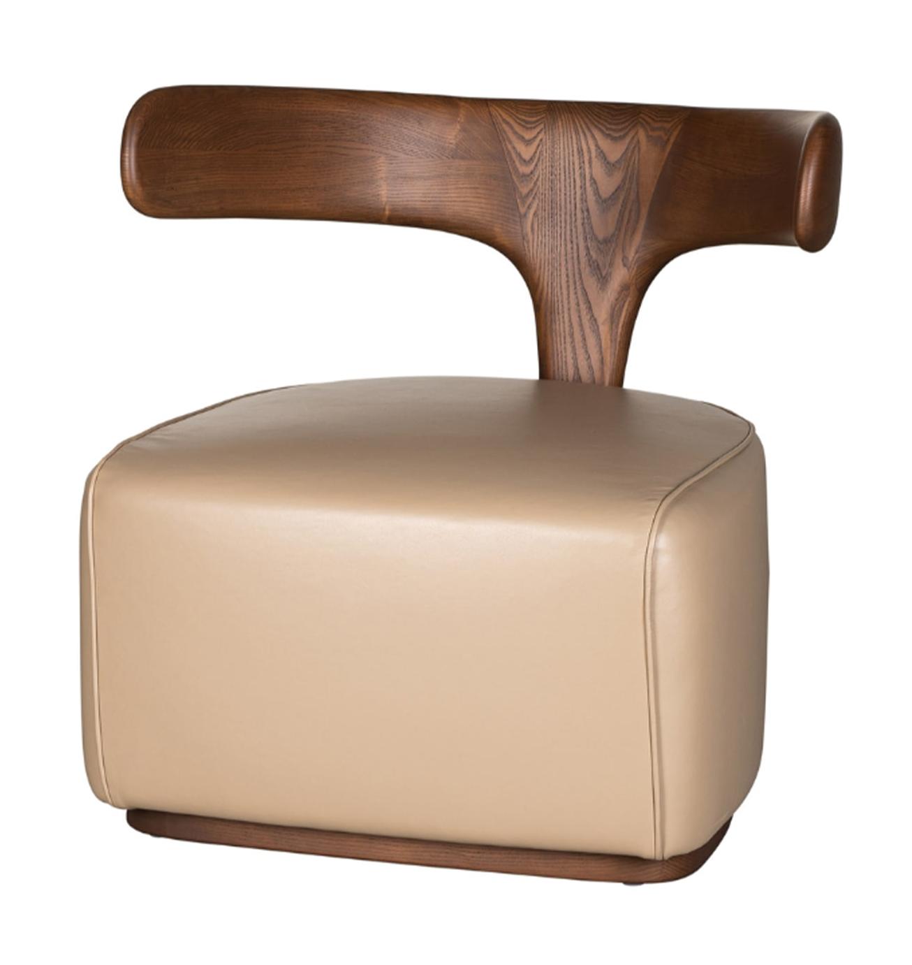 Fauteuil en cuir Moby Dick
