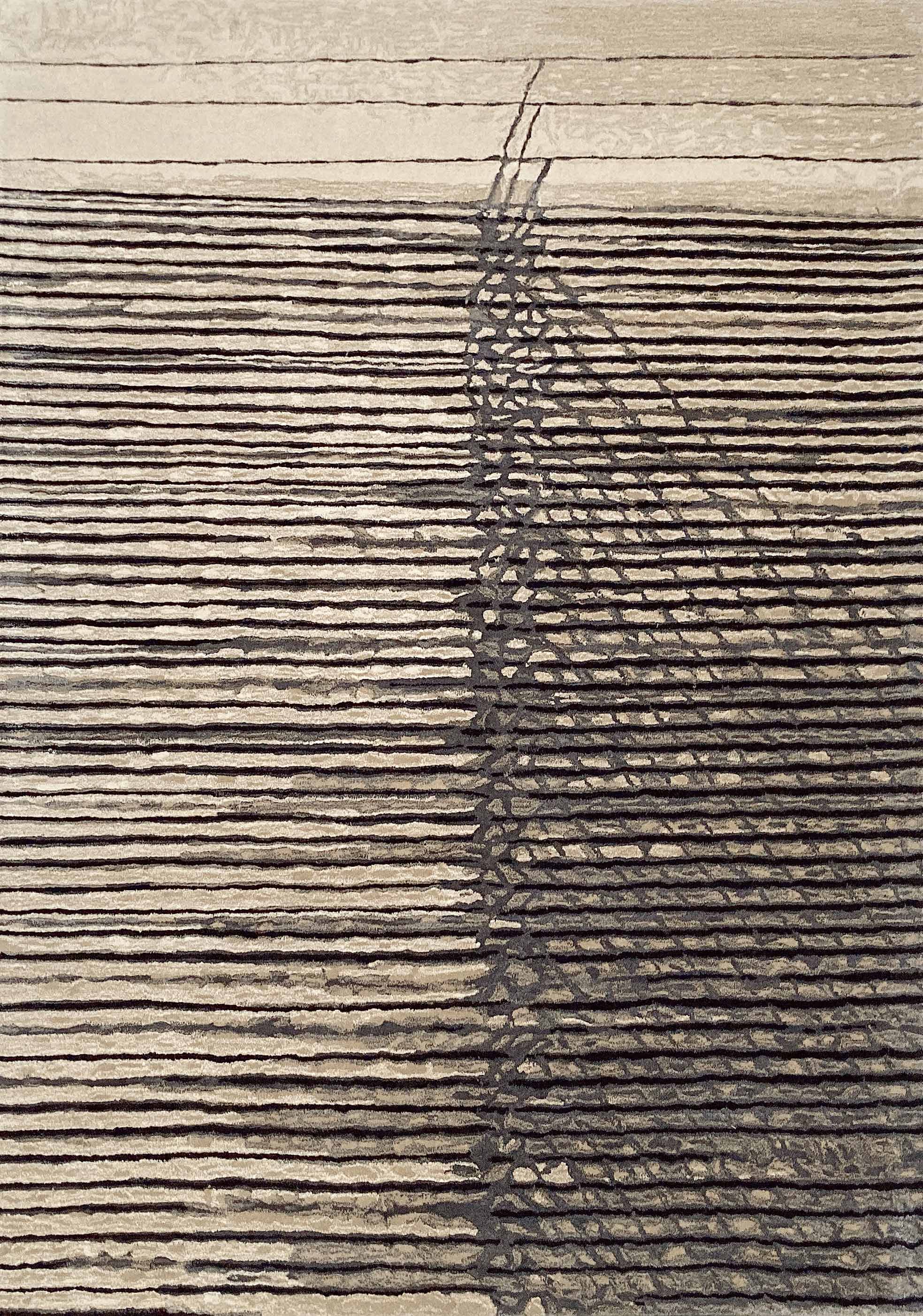 Pleats vloerkleed