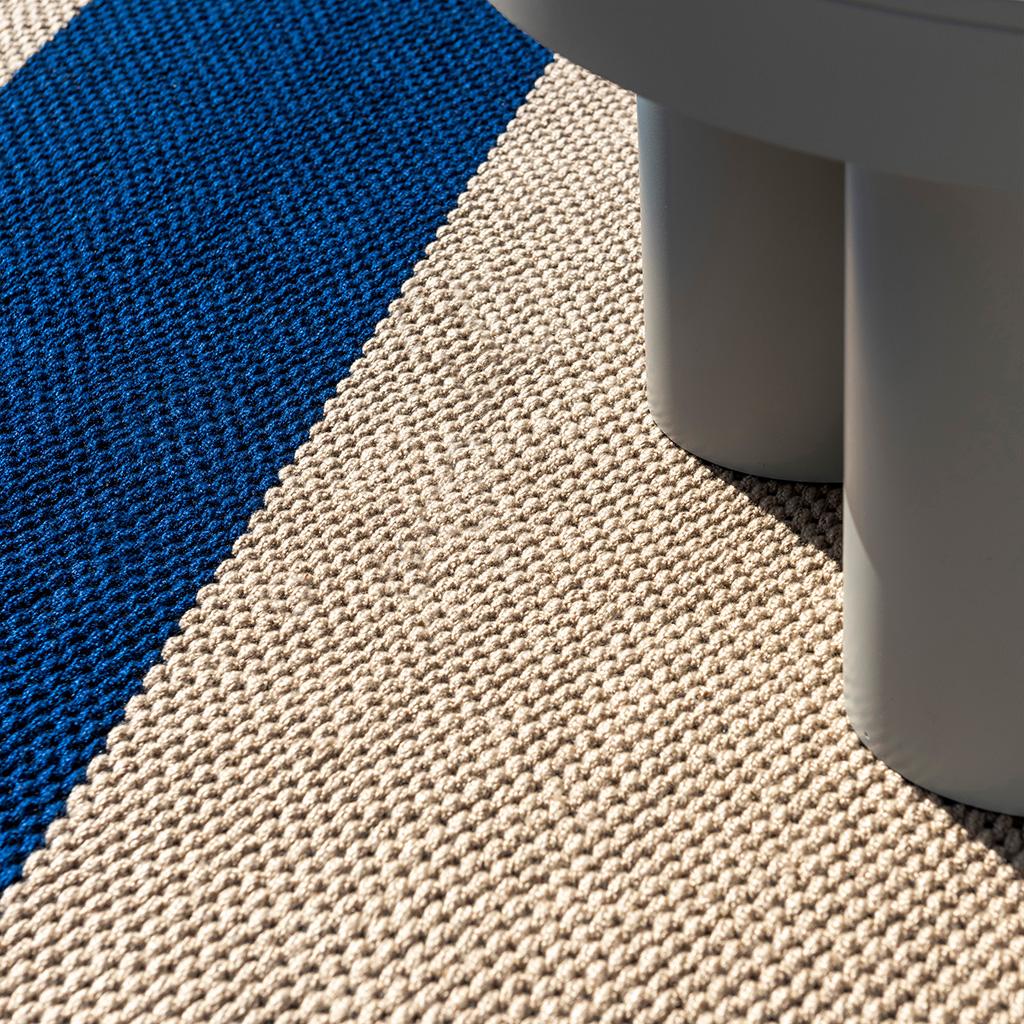 Tapis d’extérieur Deck bleu électrique