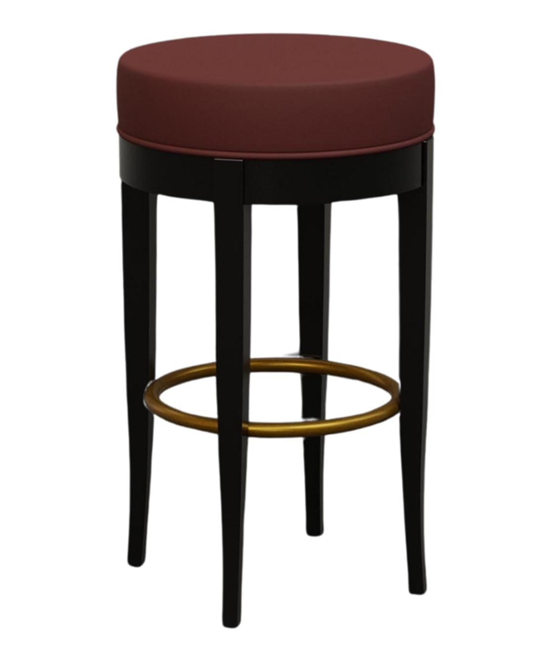 Tabouret de bar bordeaux