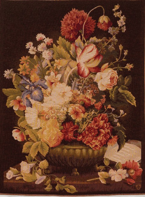 Tulpenboeket wandtapijt