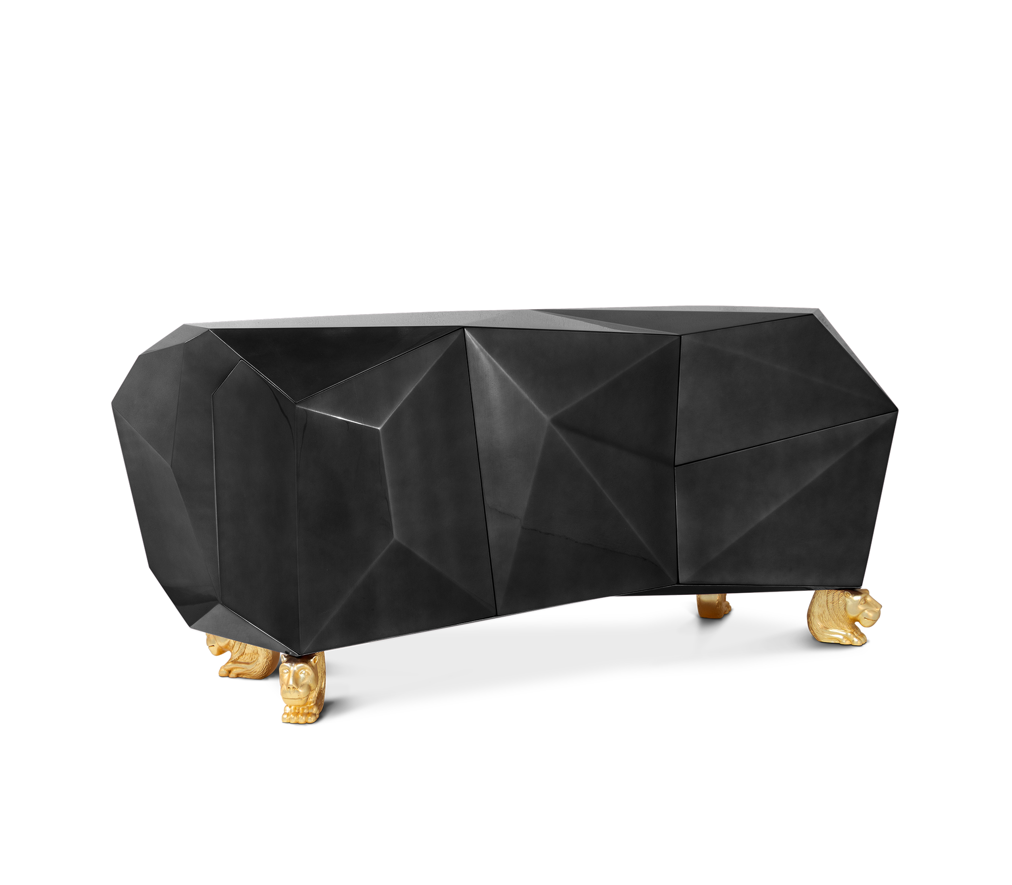 Prism zwart dressoir