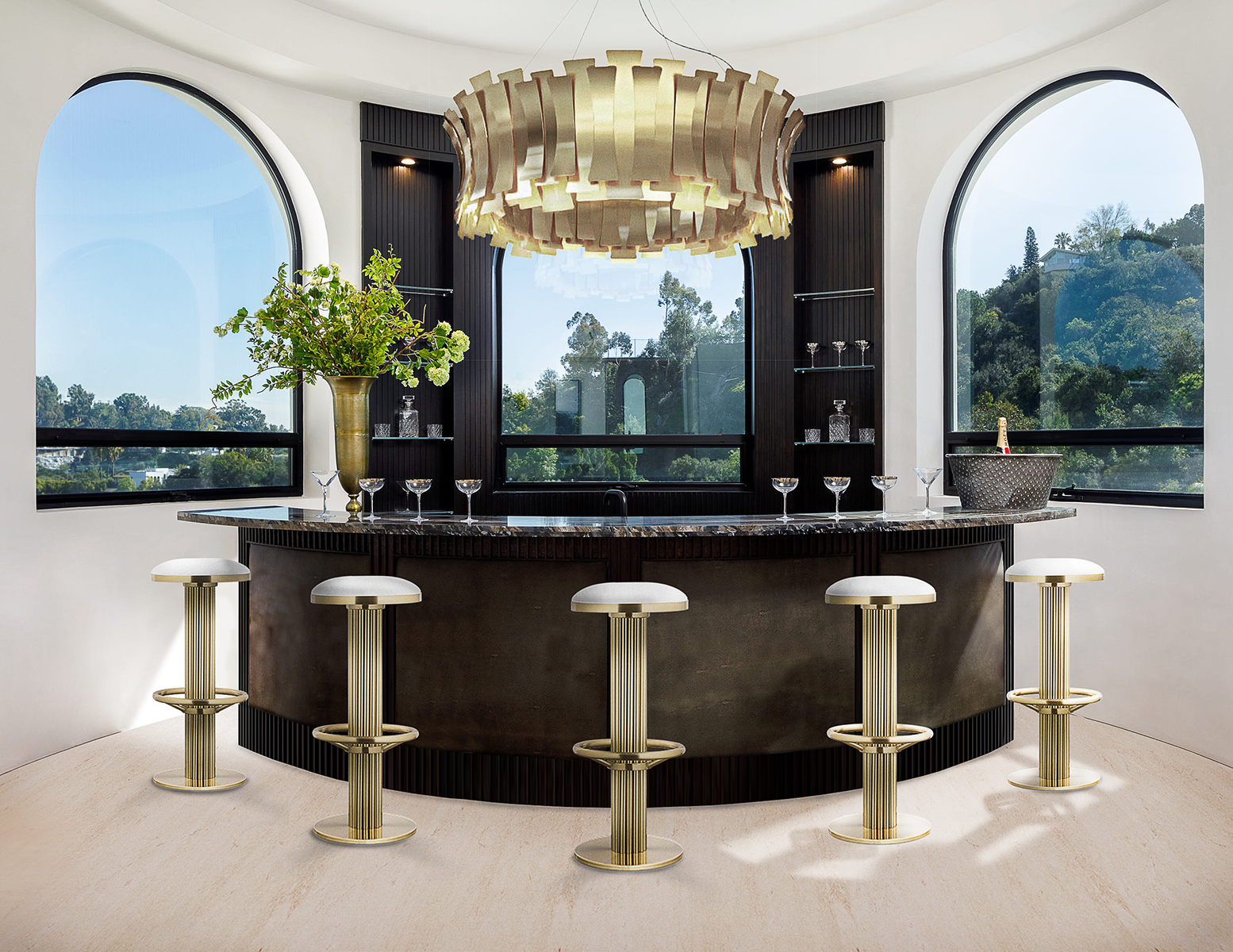 Elegante ronde hanglamp - 2