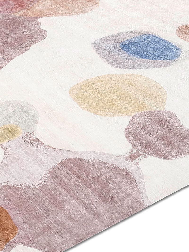 Powder handgemaakt luxe tapijt | Maat: 365 × 457 cm