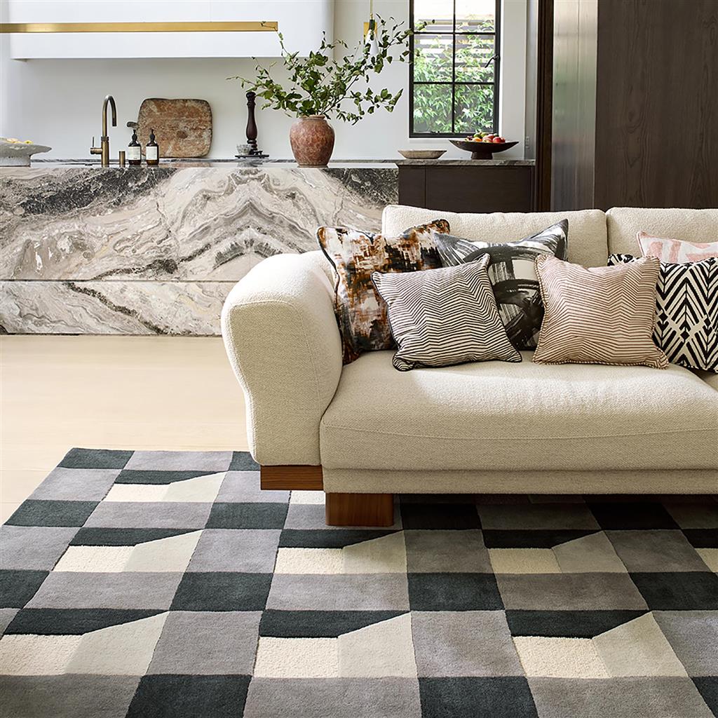 Tapis Blocks ardoise | Taille: 250 × 350 cm