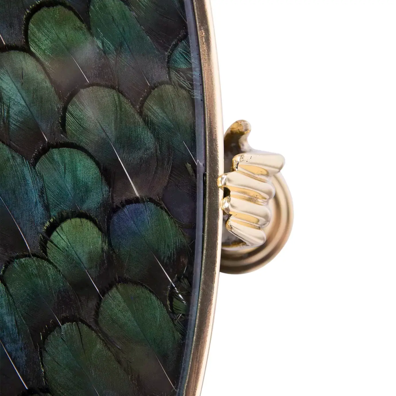Table d’appoint Gisette plumes de paon