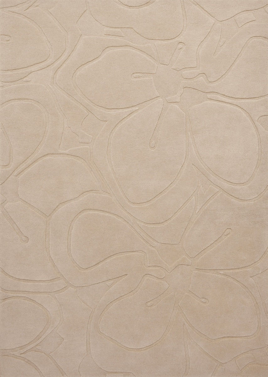 Romantic Magnolia crème tapijt | Maat: 170 × 240 cm