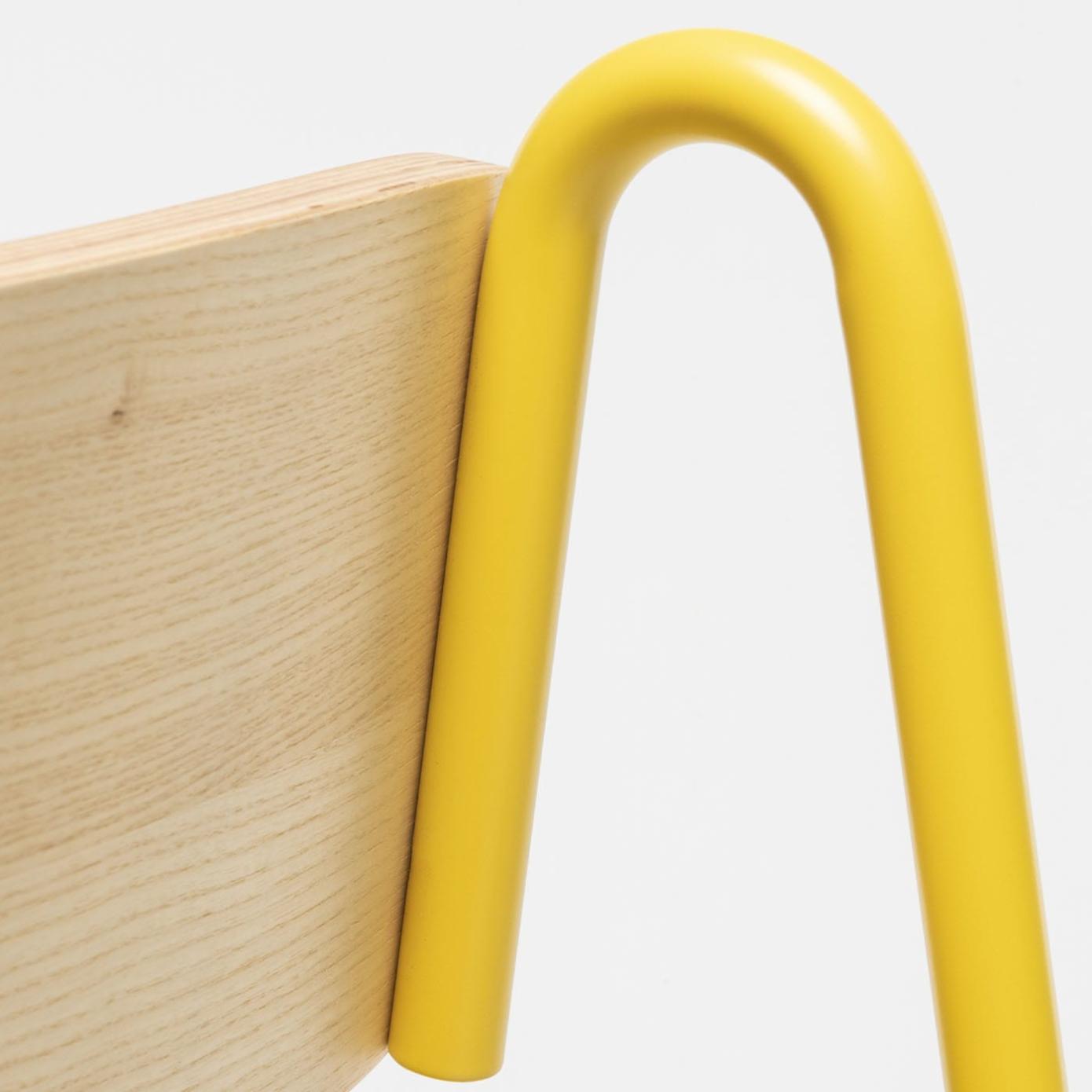 Chaise Lena Jaune en frêne