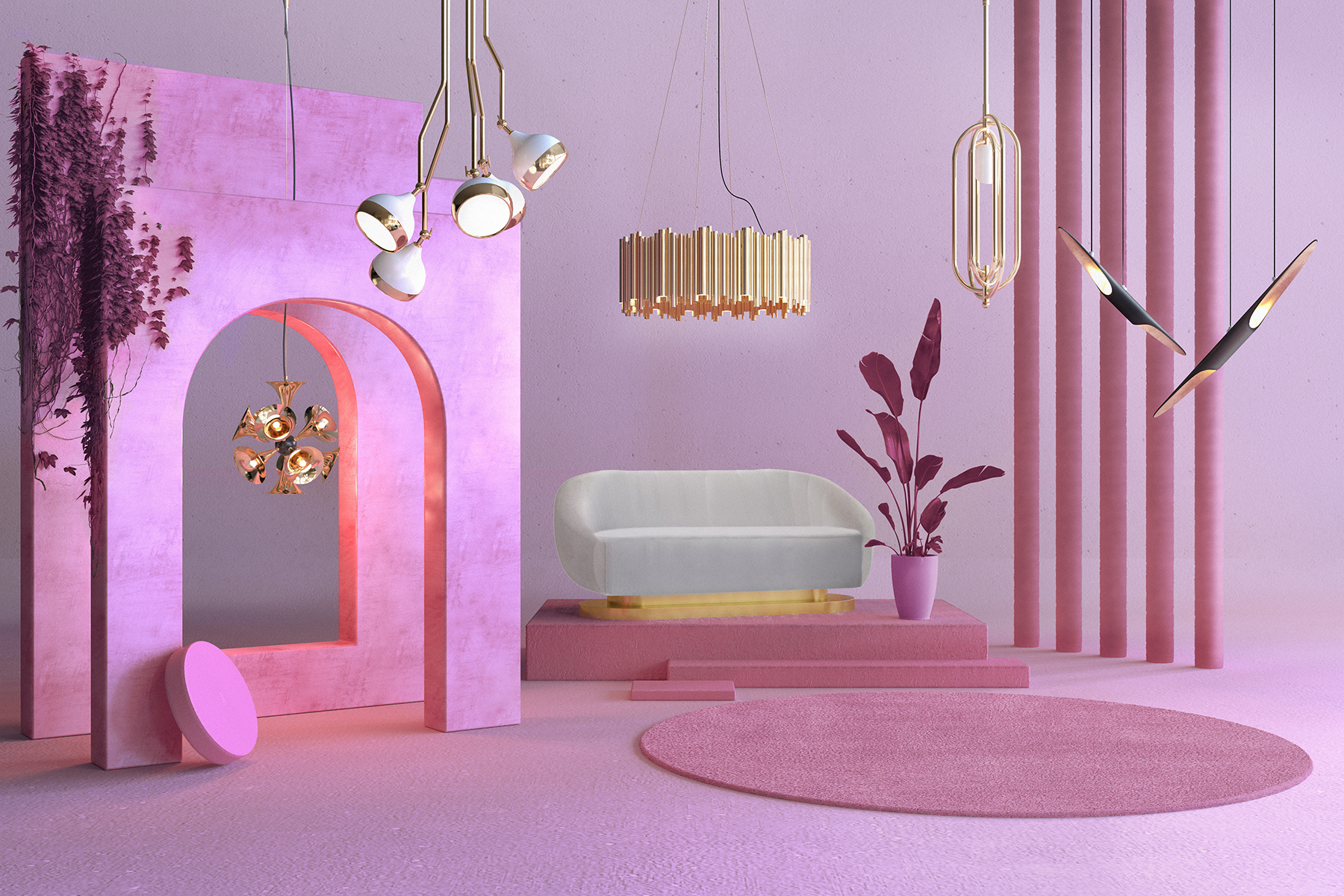 Grace plafond hanglamp - 3