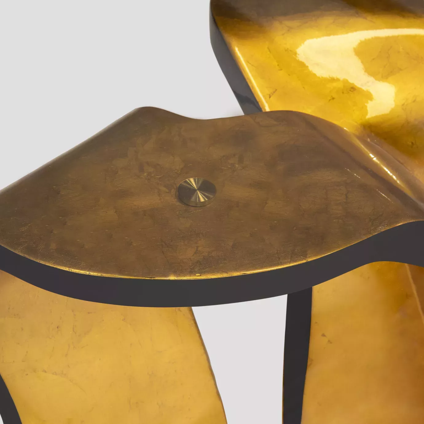 Ribbon goudblad eettafel