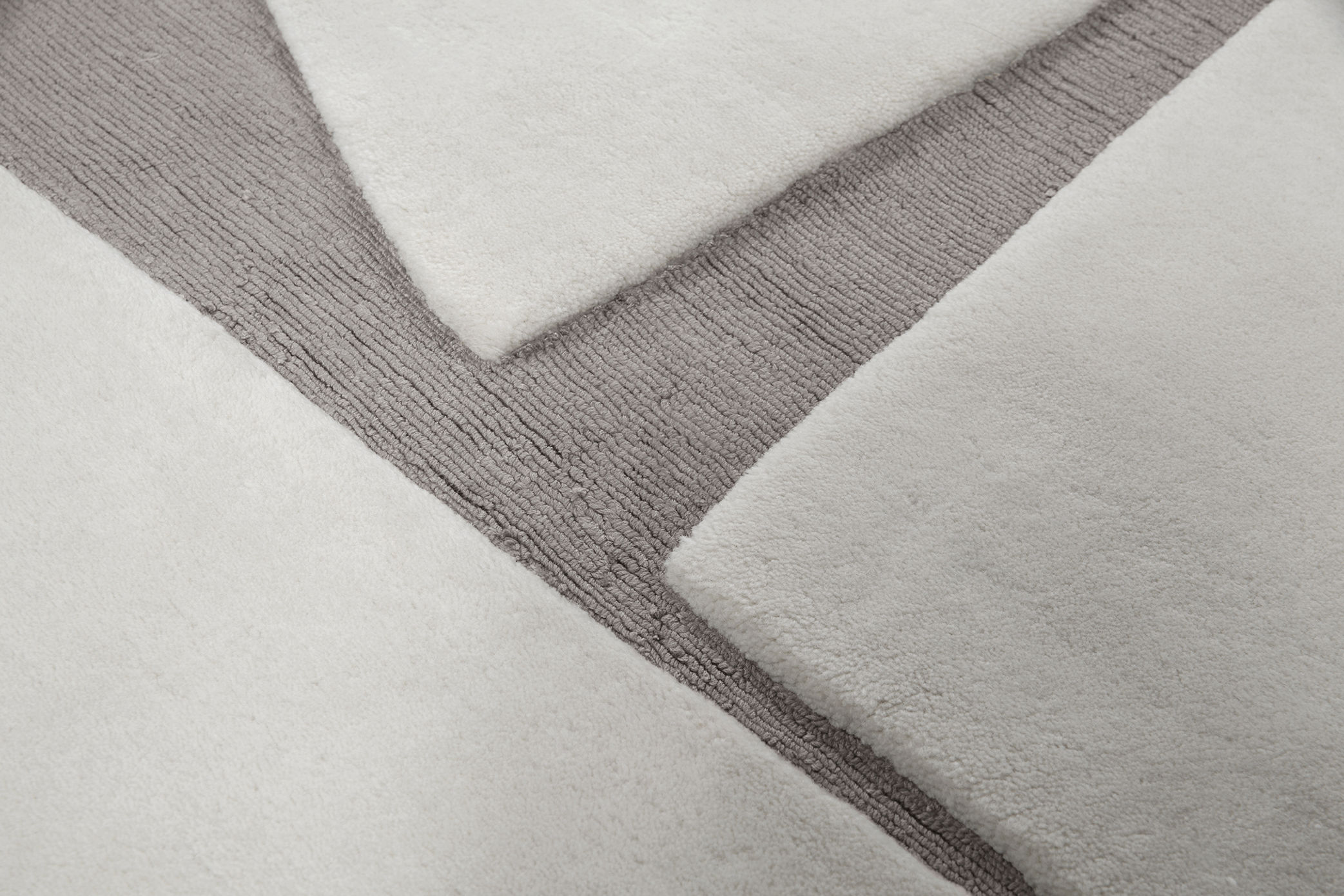 Tapis gris à forme | Taille: 310 × 400 cm