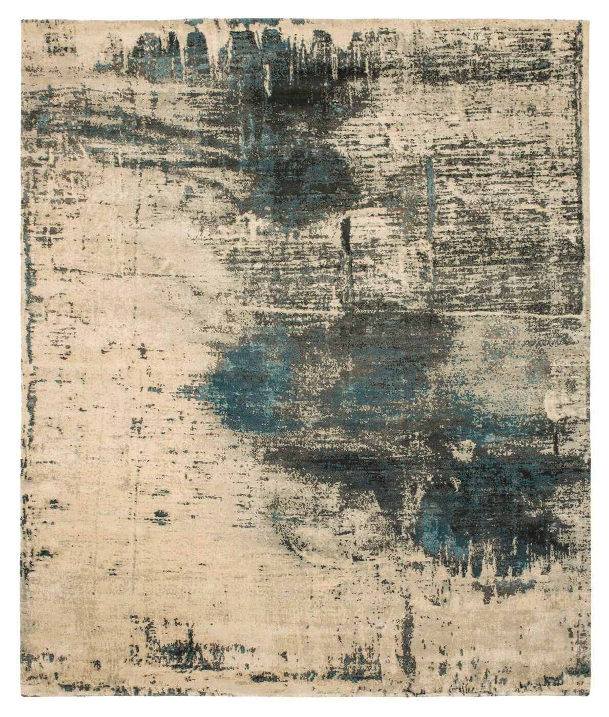 Tapis Artwork 22 bleu-gris