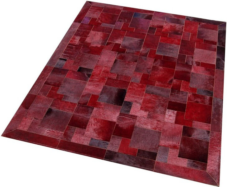 Tapis en peau de vache Puzzle | Taille: 180 × 220 cm