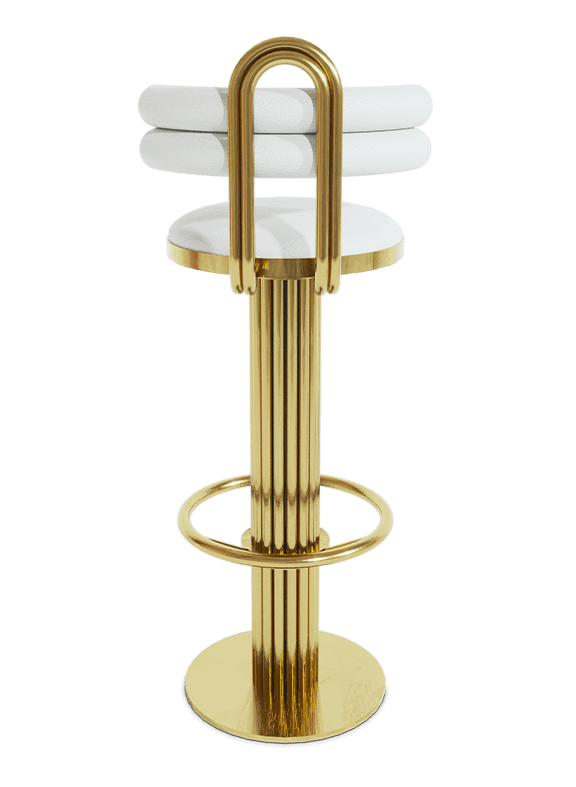 Tabouret de bar Keira Demilune