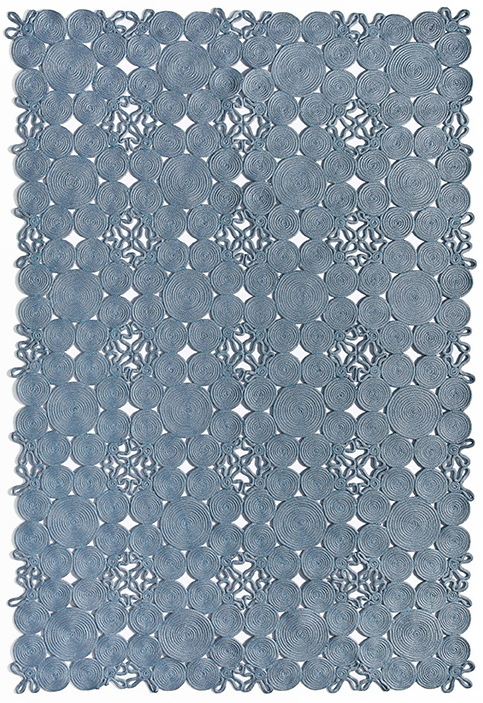 Rope binnen/buiten blauw tapijt | Maat: 160 × 230 cm