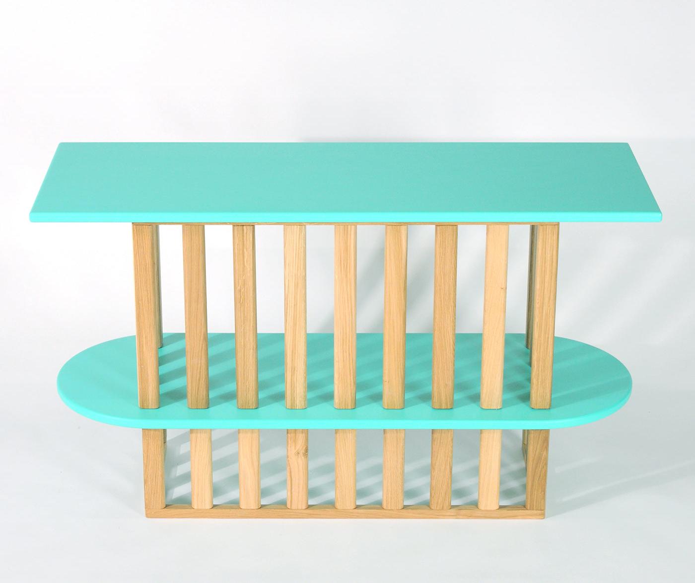 Groene tweelaagsе boekenkast
