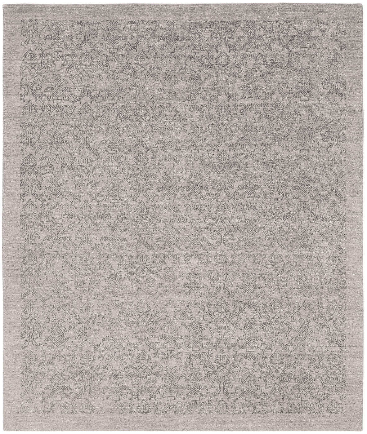 Roma Border grijs tapijt | Maat: 200 × 300 cm