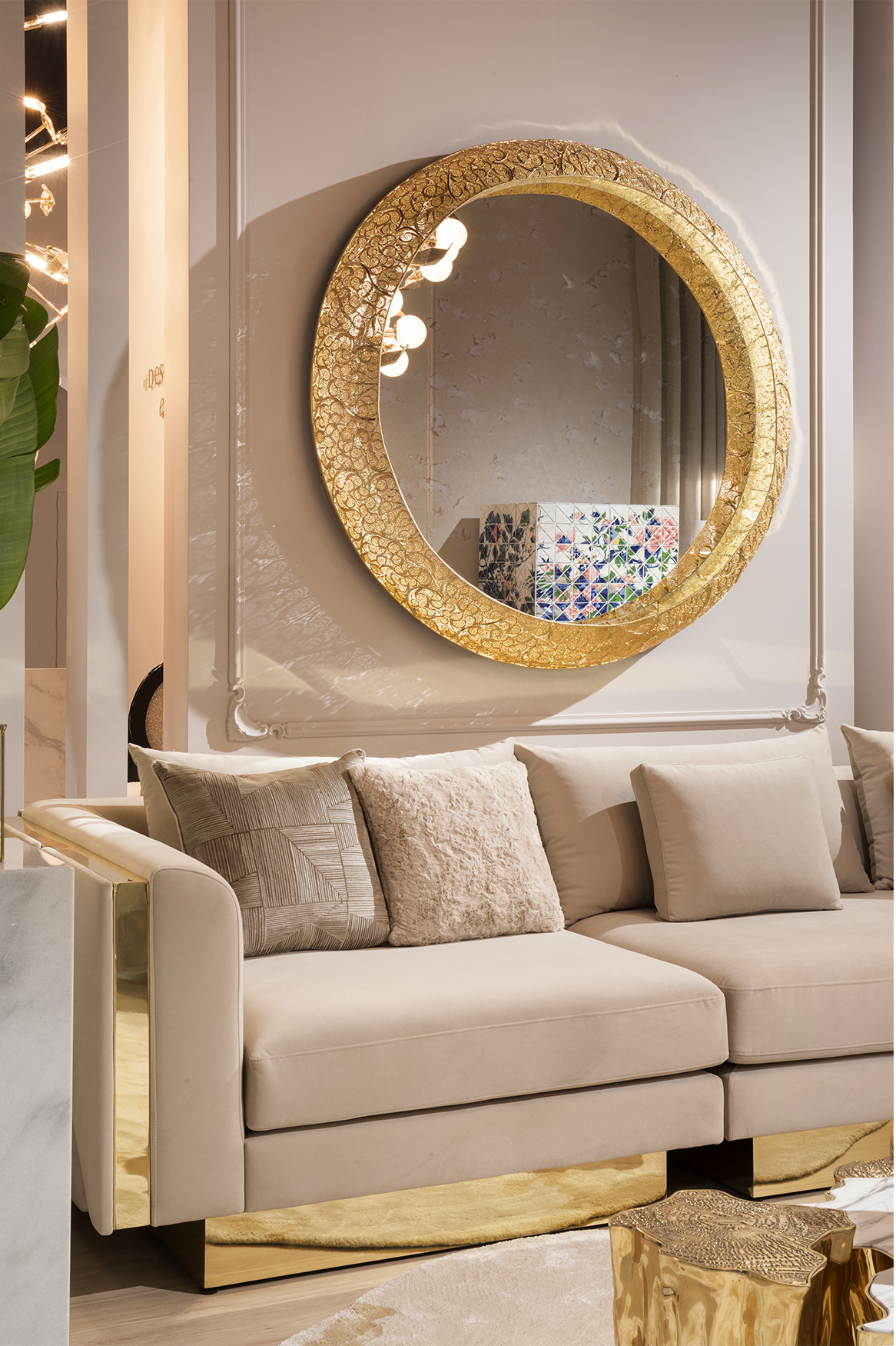 Miroir mural Crown Filigree II
