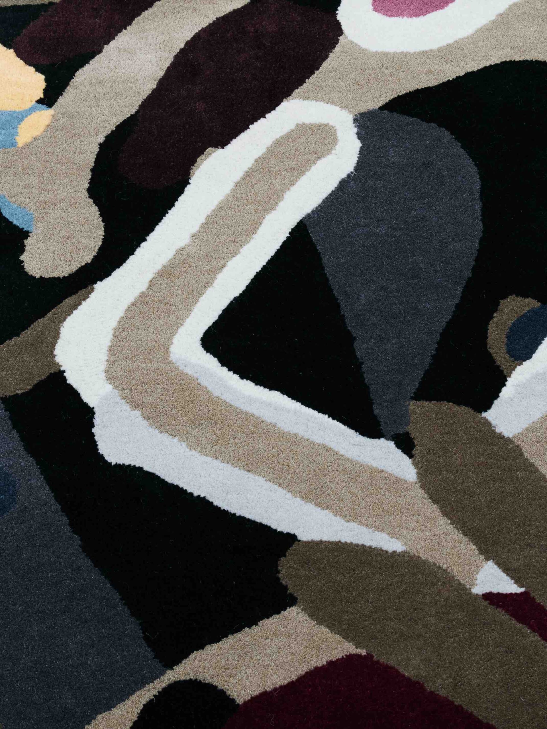 Snake rond vloerkleed