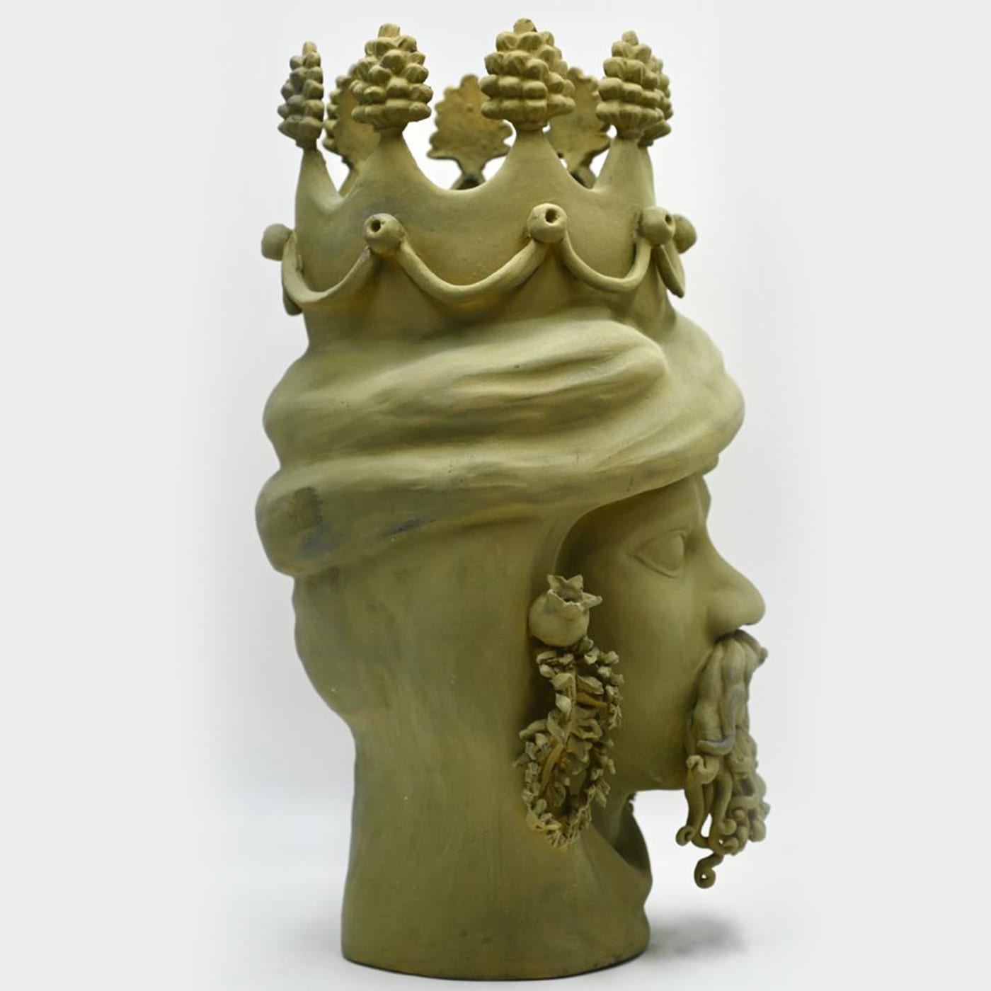 Moorkop pistache sculptuur