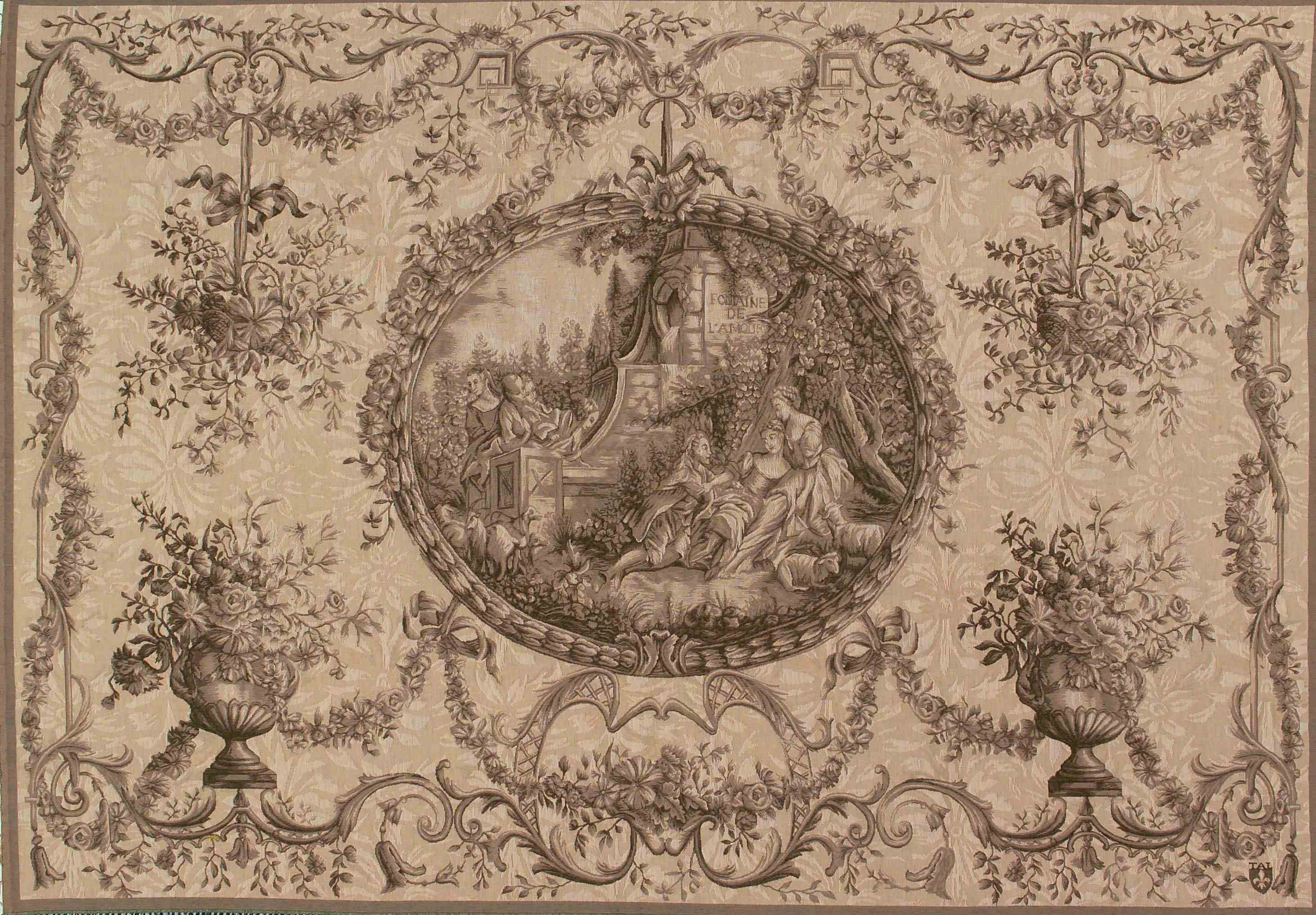 Fontein van de liefde wandtapijt | Maat: 110 × 150 cm