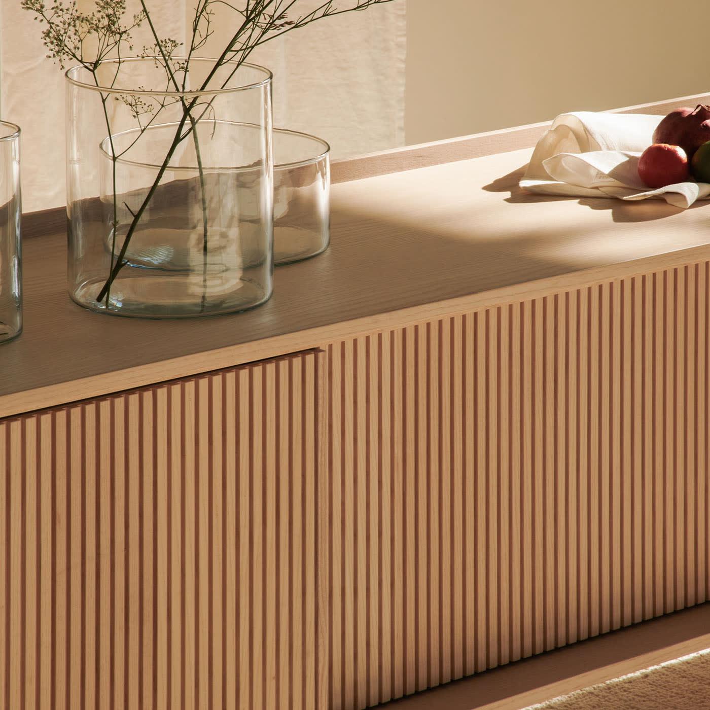 Sipario hoog naturel 2-deurs dressoir