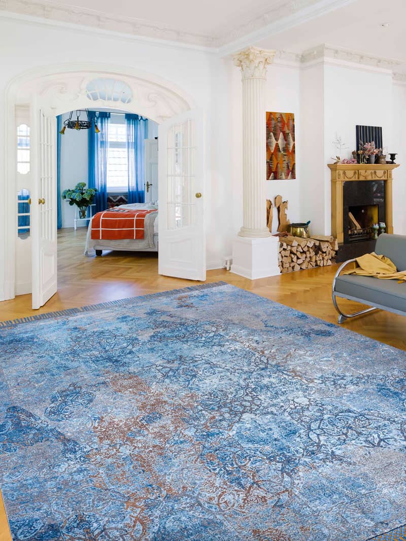 Tapis tissé main Ferahan Splash | Taille: 122 × 183 cm