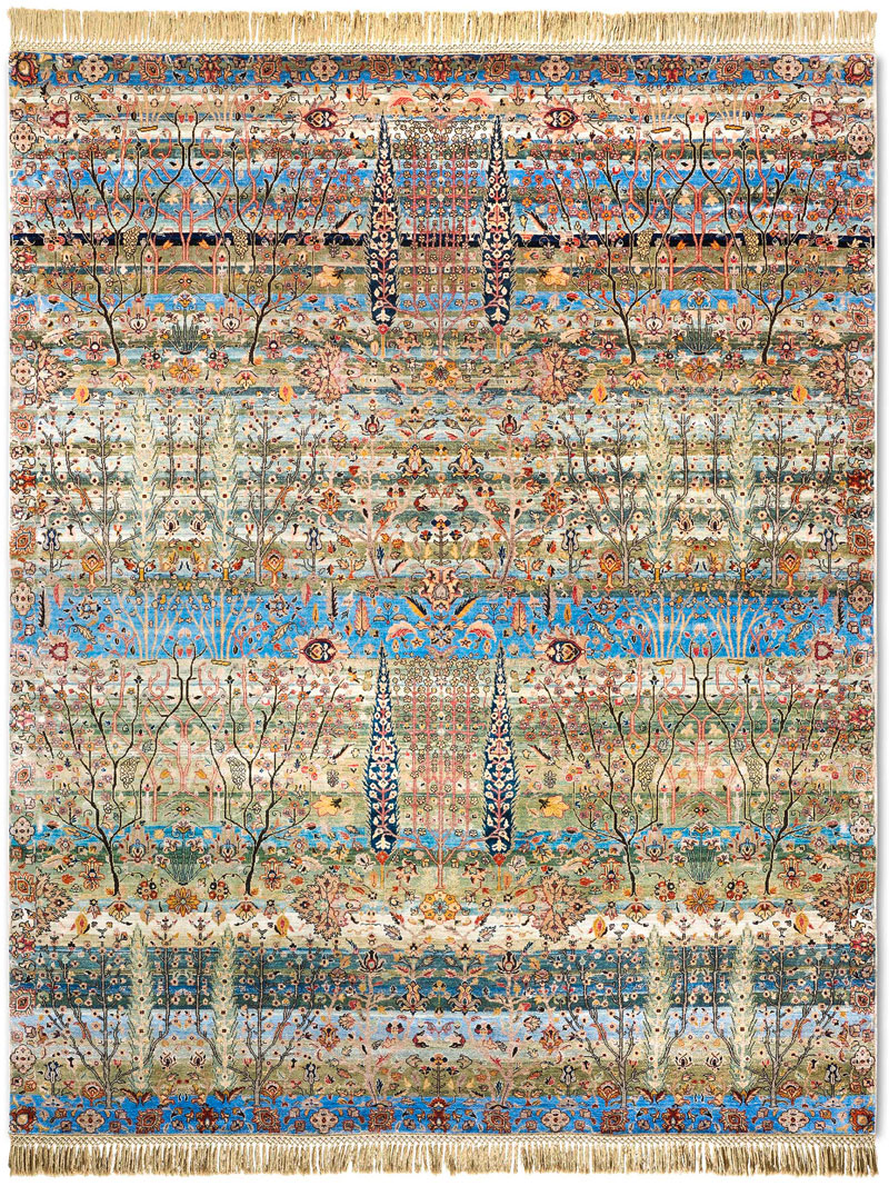 Tapis de luxe Pine Garden | Taille: 365 × 457 cm