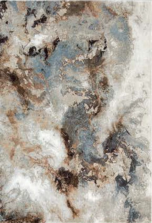 Tapis moderne abstrait | Taille: 133 × 190 cm