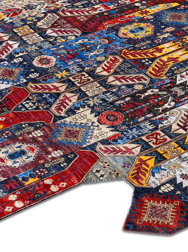 Tapis de luxe fait main Multishape