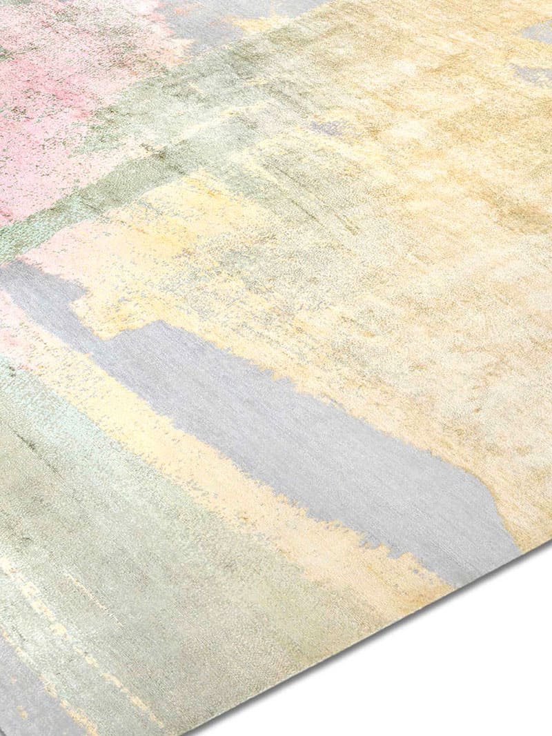 Pastel Sun handgeweven vloerkleed | Maat: 140 × 210 cm