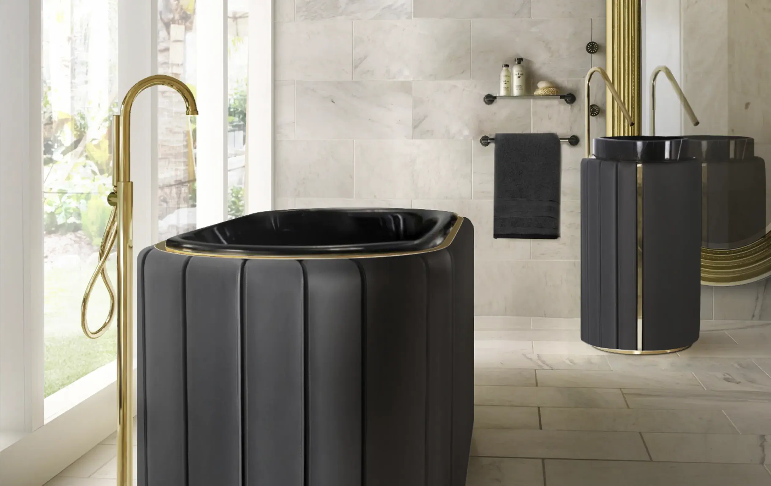 Imperial Black wastafel