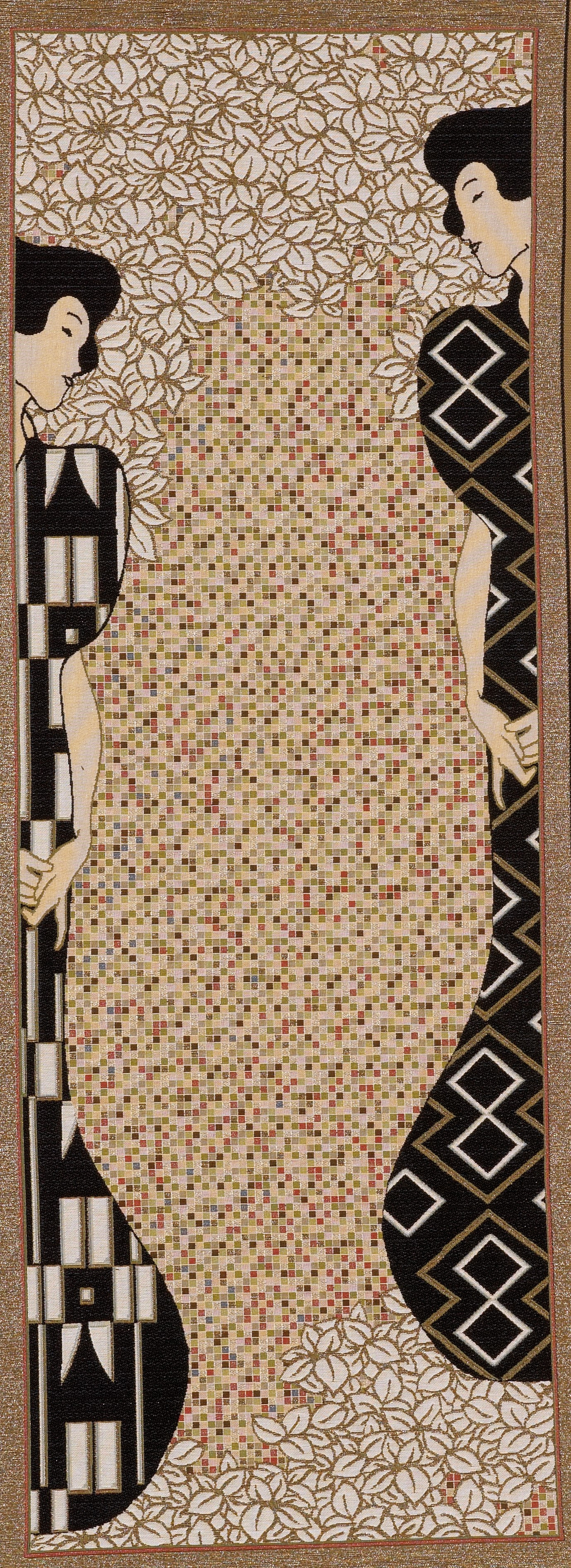 Dame van Klimt wandtapijt