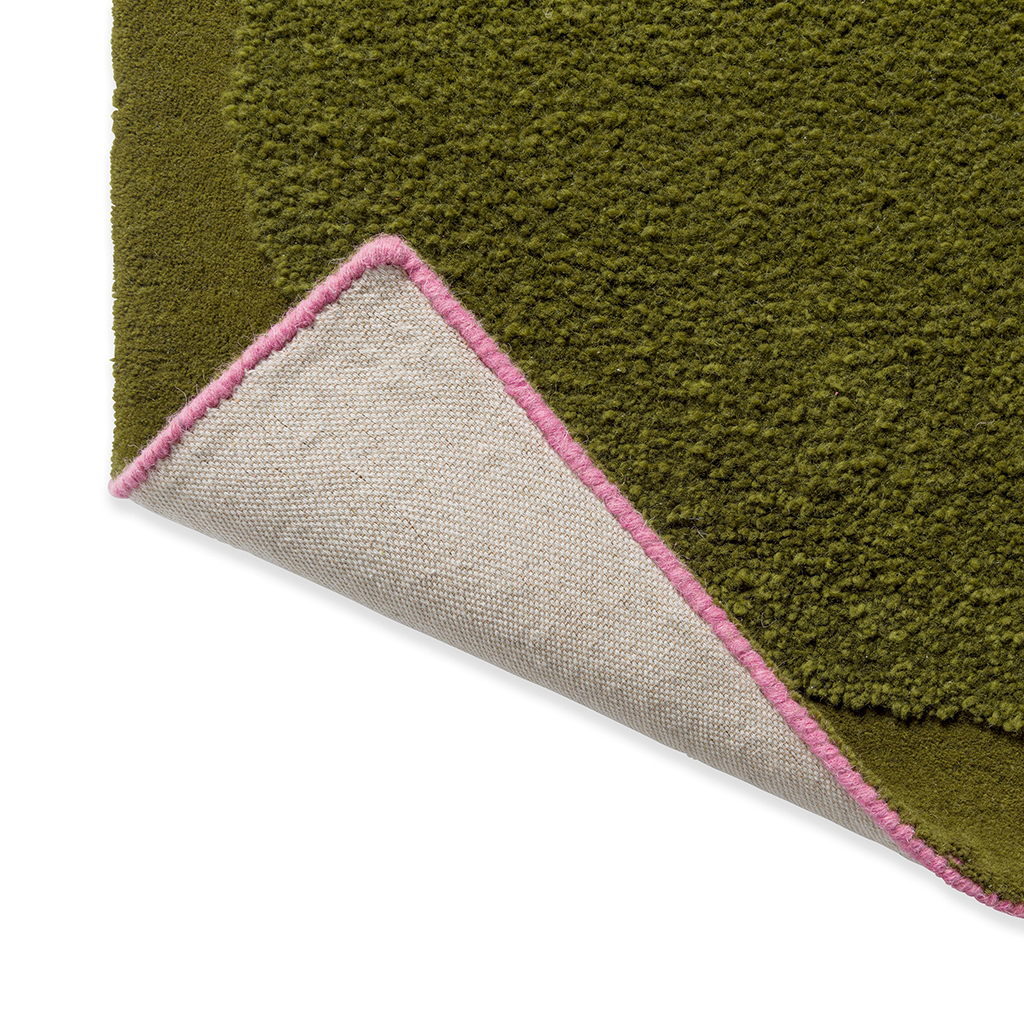 Tapis en laine designer Solid Stem fougère | Taille: 120 × 180 cm