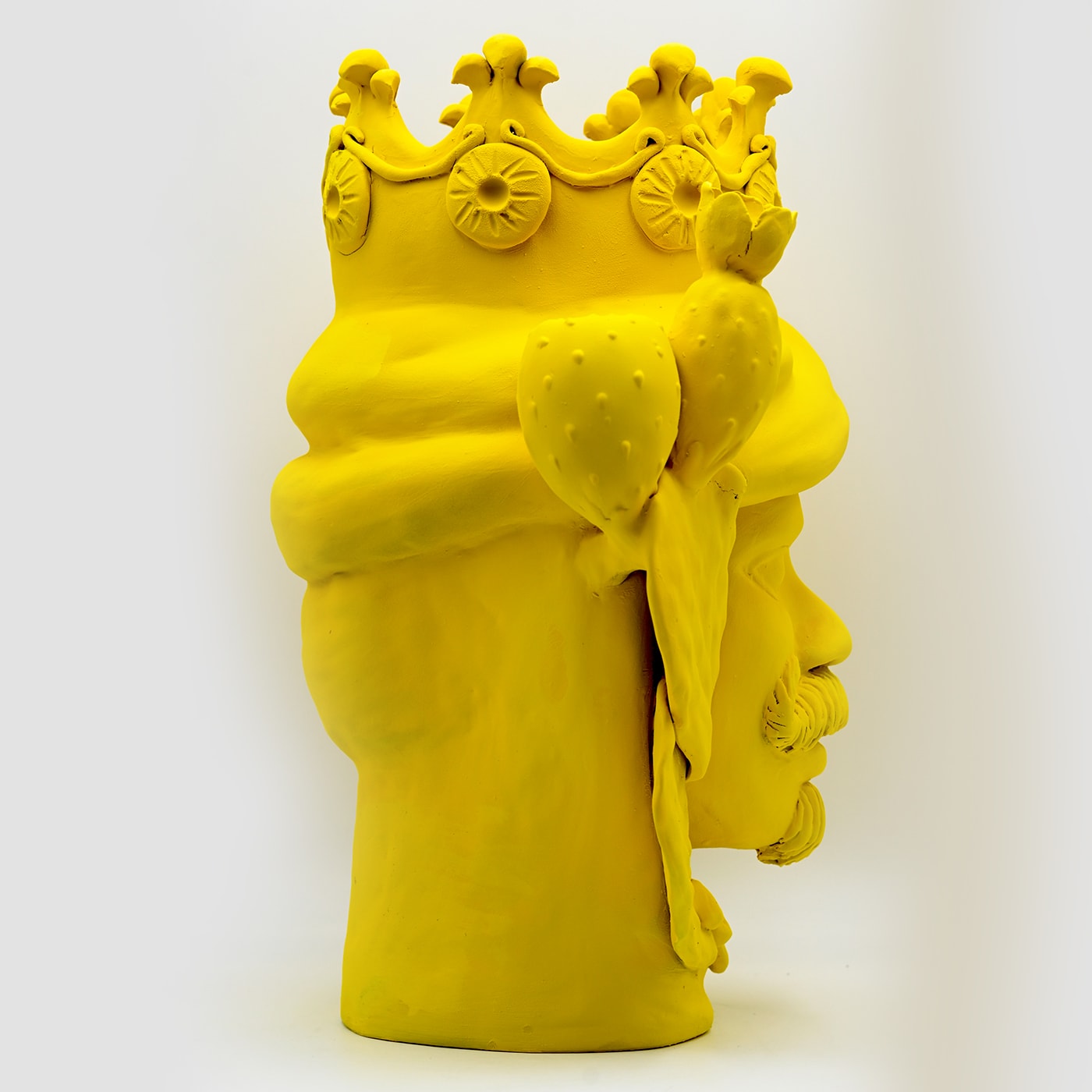 Sculpture jaune mate Moorkop