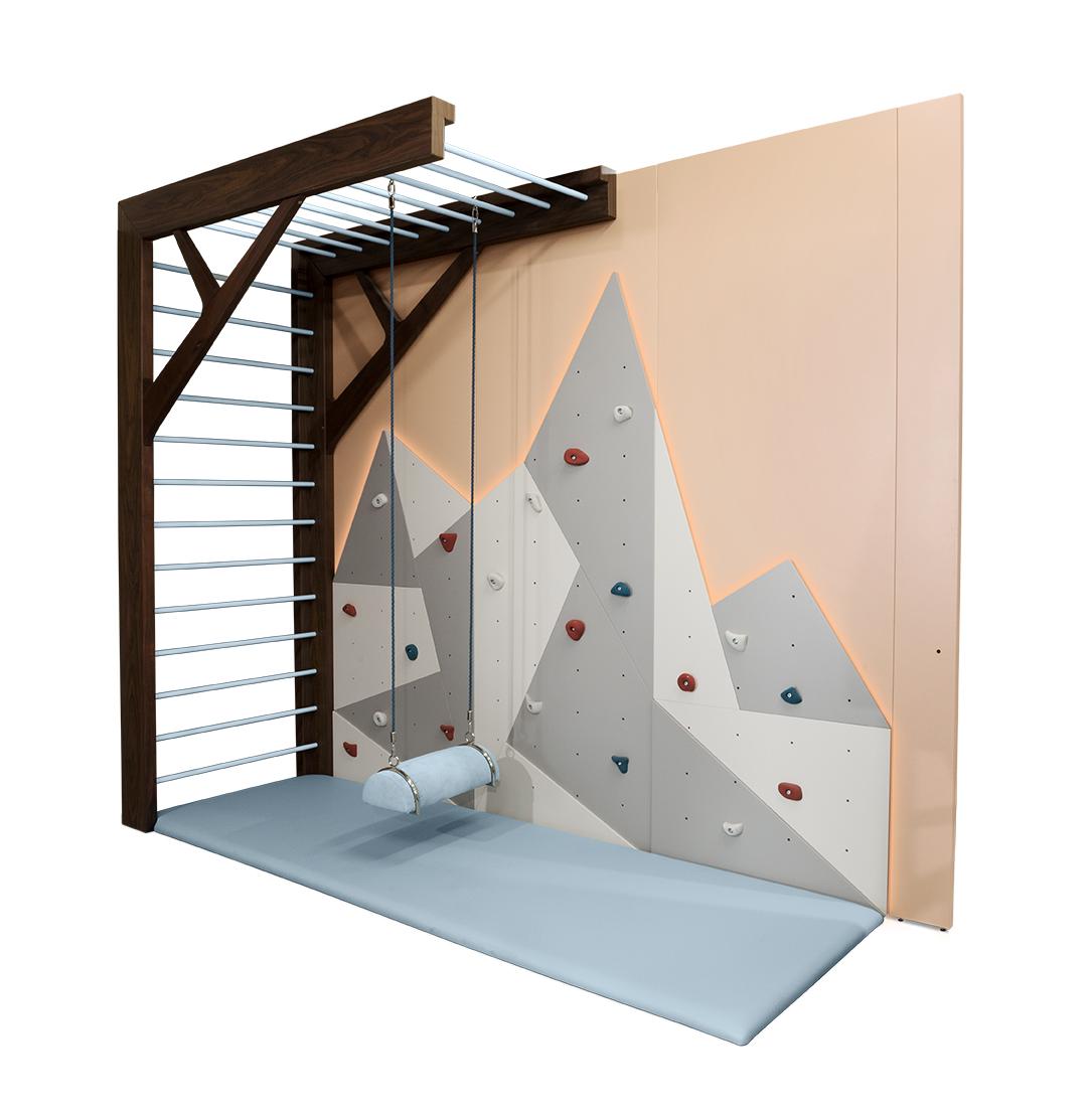 Maisonnette de jeu Explorateur de la jungle | Configuration: Gym + Bed