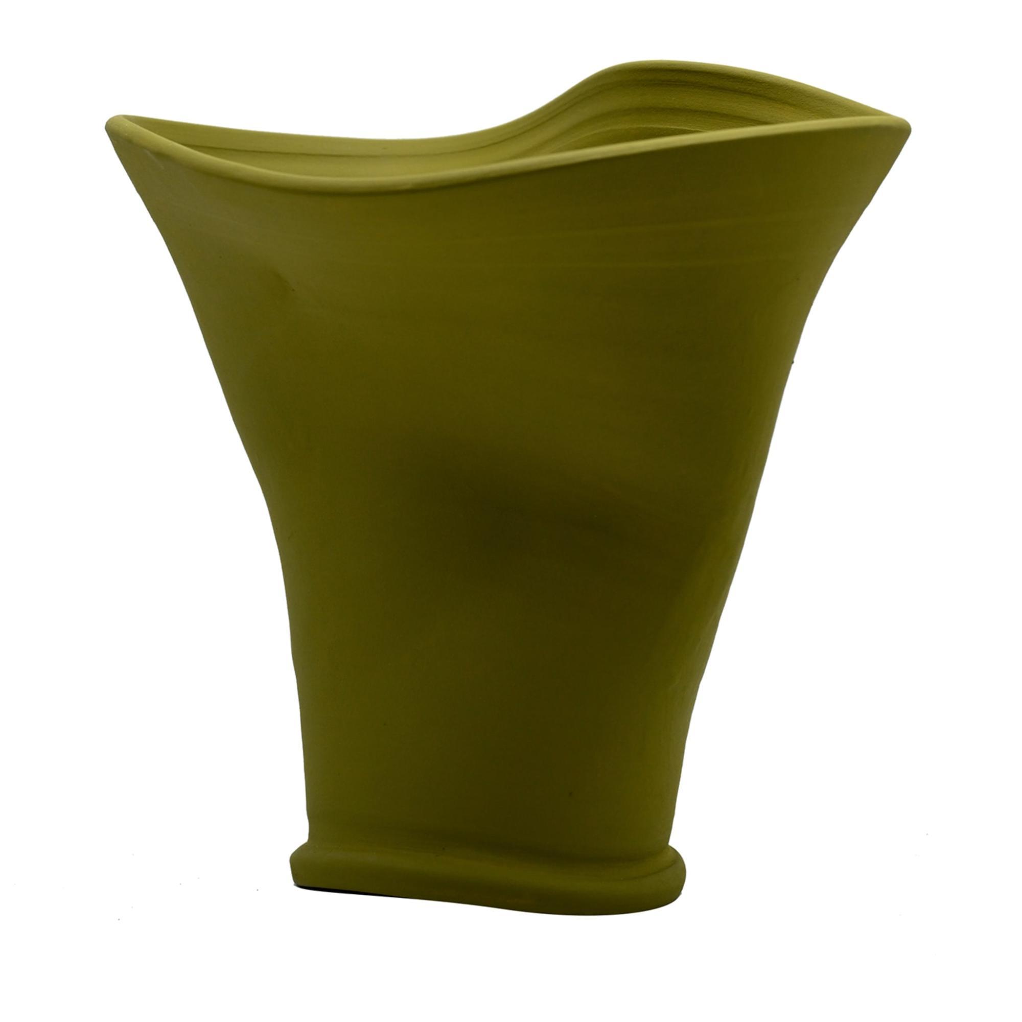 Vase pistache fait main