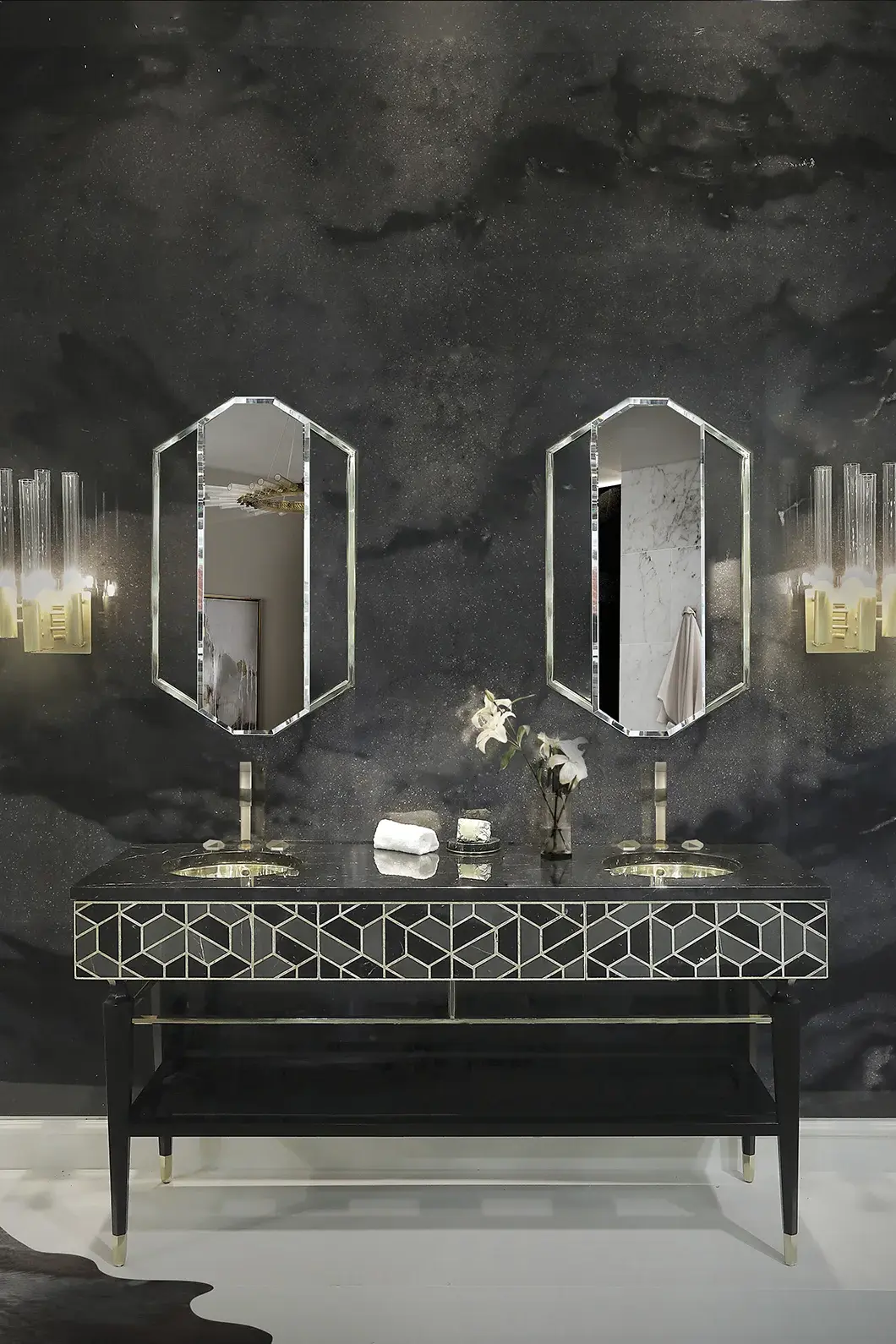 Meuble de salle de bain Shellstone