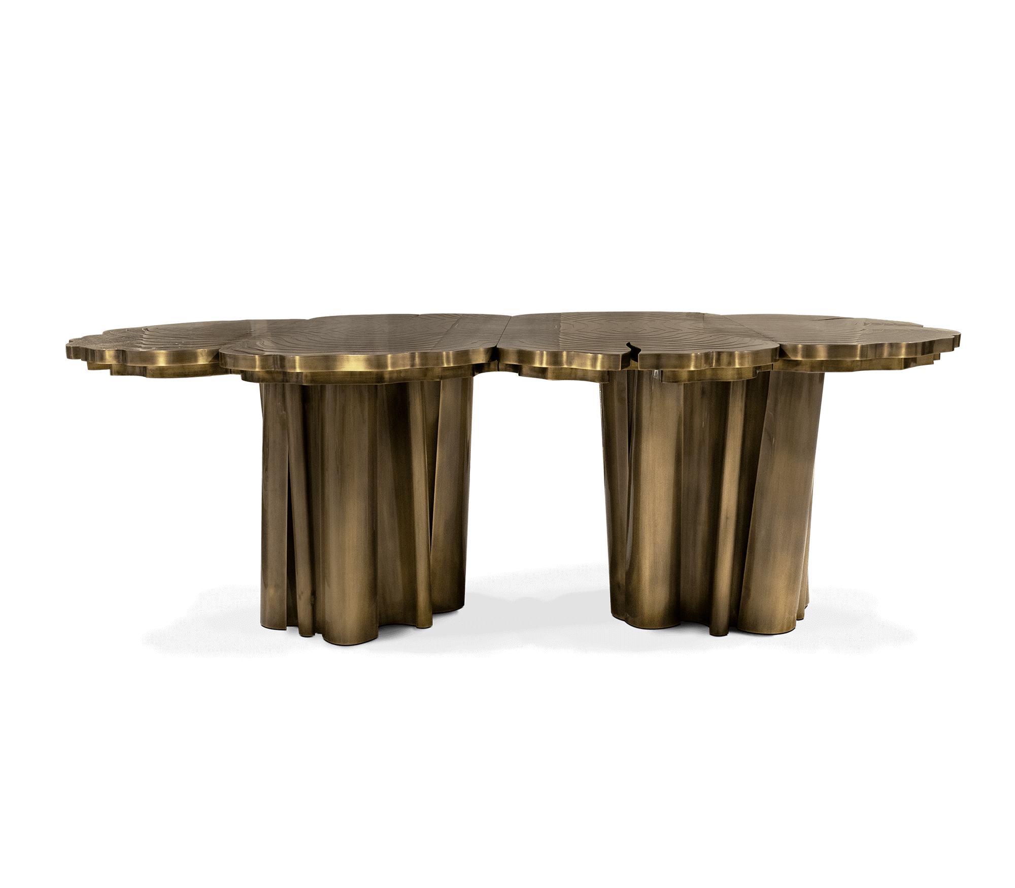 Table à manger patinée artisanale