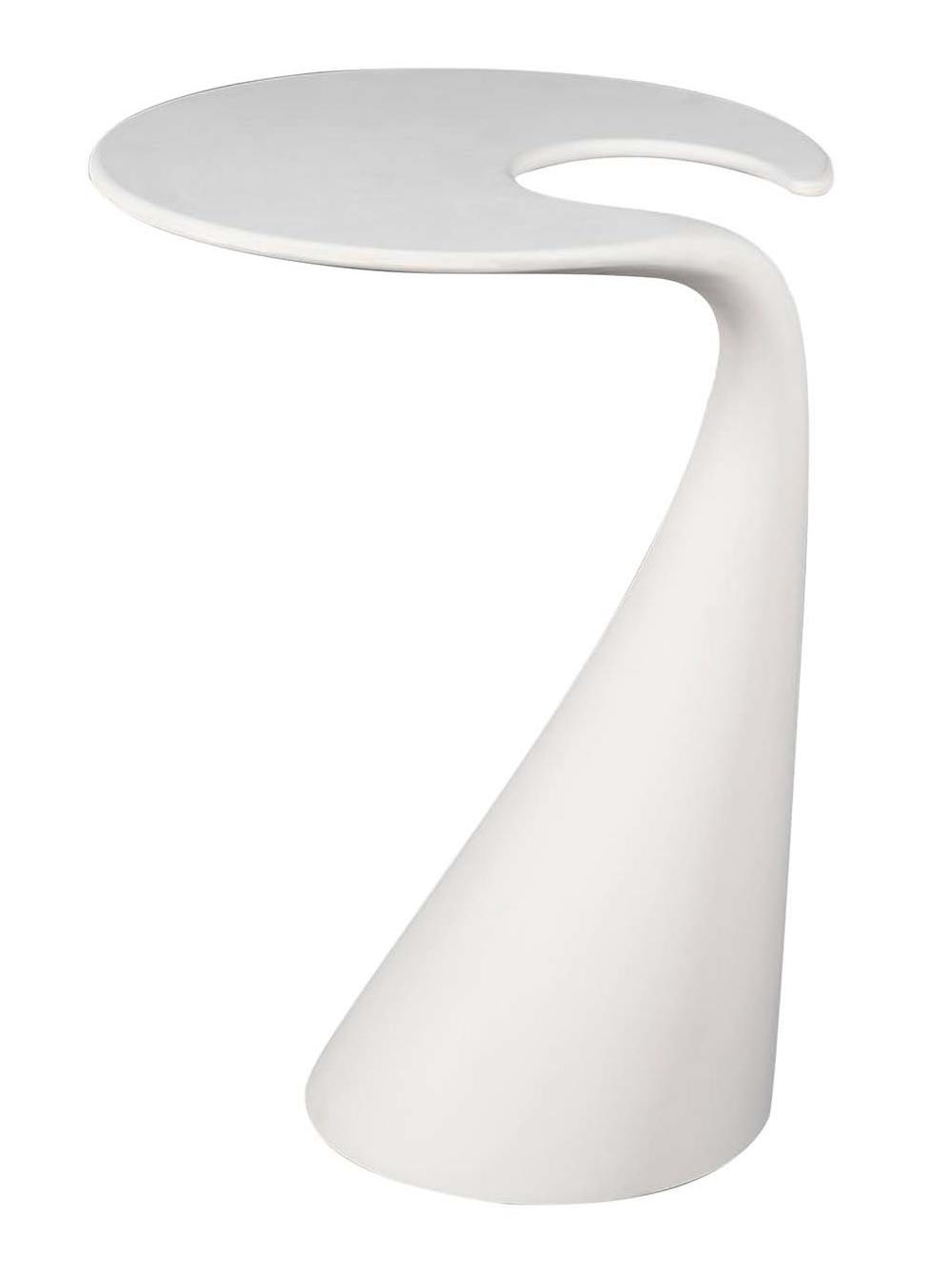 Table d'appoint blanche Milan