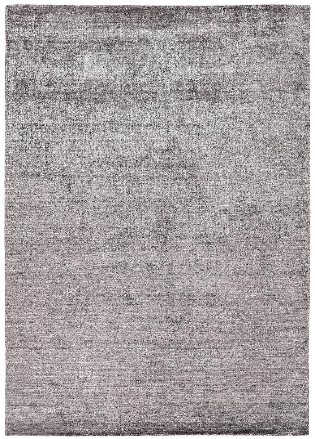Tapis en soie de bambou argent | Taille: 200 × 250 cm