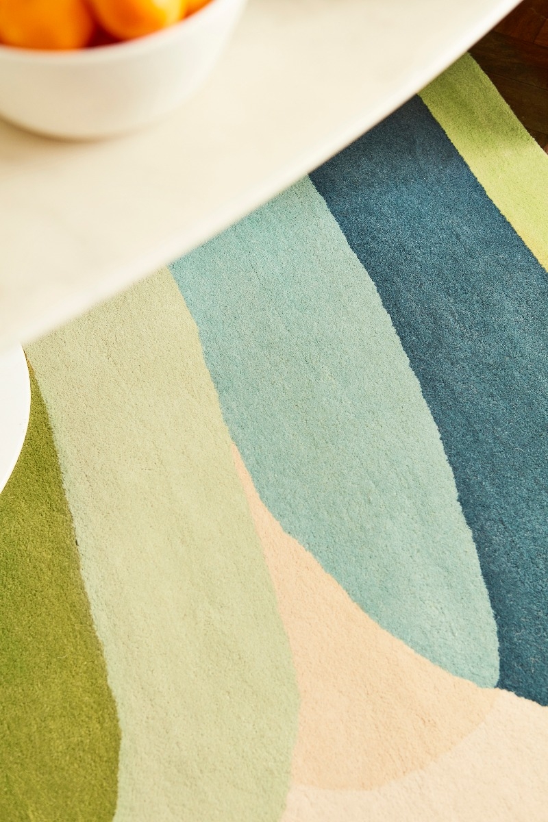 Tapis Elliptic émeraude