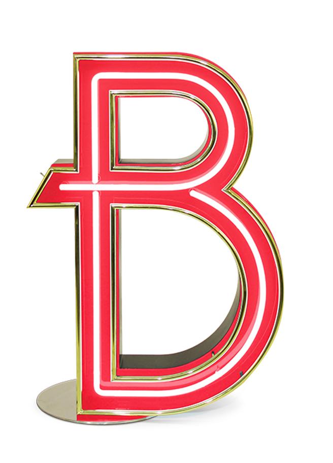 Bold letter B
