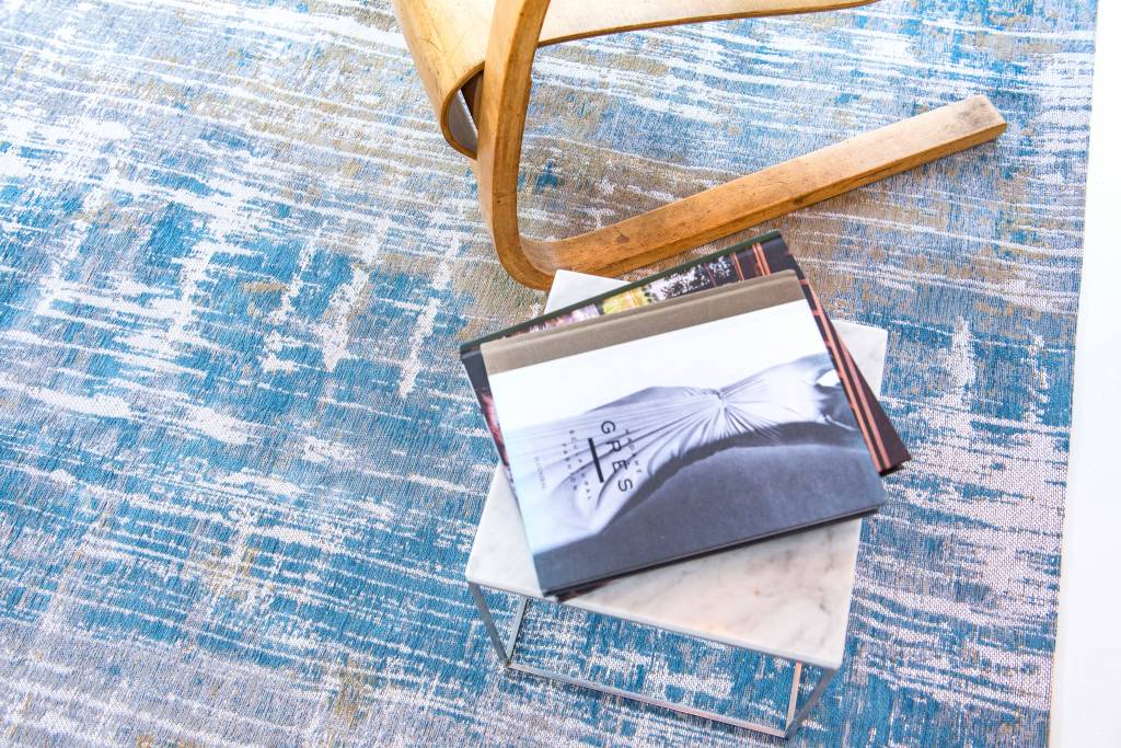 Long Island blauw tapijt | Maat: 170 × 240 cm