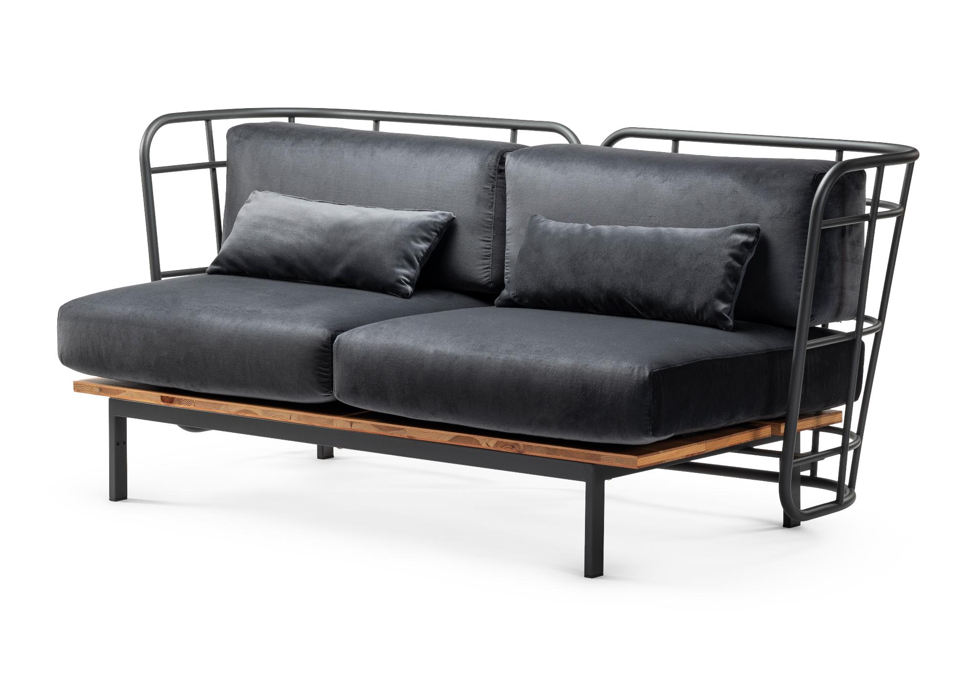 Jujube D zwarte loungebank
