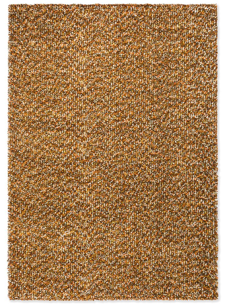 Pop-Art geel hoogpolig vilt tapijt | Maat: 200 × 280 cm